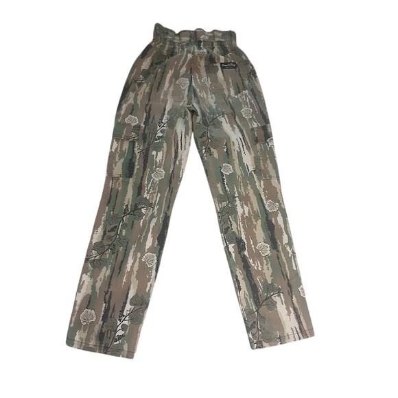 Dame-O-Flage Camo Floral Jacket Pants Set Vintage Made in USA - Picture 6 of 8